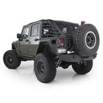 XRC Armor Rear Bumper with Hitch and Tire Carrier for Wrangler JK 2007-2018