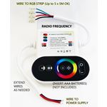 LED Strip RGB Controller RF Wireless Touch Color 4