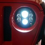 APOLLO Chrome Projector LED Headlights for Wrangler JL Gladiator 2018+