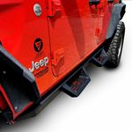 Running Boards Side Steps Rail Steps Rock Sliders for Jeep Wrangler JLU 4dr 2018 up Dual Style