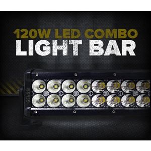 4 Row 24 LED, 72W. 8-Degree. B1-Bottom Mount, Rivets IPCW 6072-8 7 LED Spot Light Bar