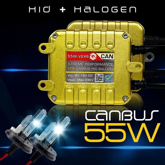 New H8 X6 55W Digital CANBUS HID Kit Slim Ballasts [X6-KIT]4