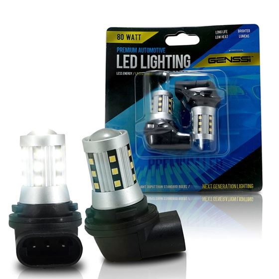 80W LED For Kawasaki ATV 92069-0019 Headlight Bulbs (2 Pack)