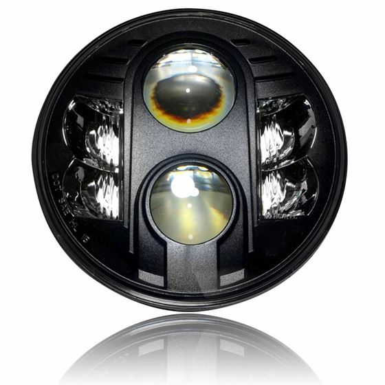 APOLLO Black Projector LED Headlights for Wrangler JL Gladiator 2018+