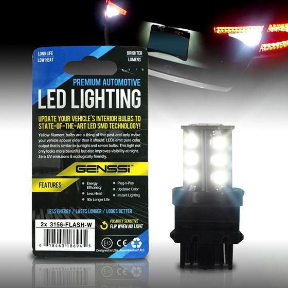 3056 3157 LED Bulb with Backup Reverse Light 4