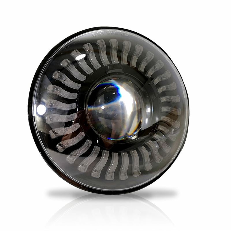 Demon Eye HALO Projector Black LED Headlights for