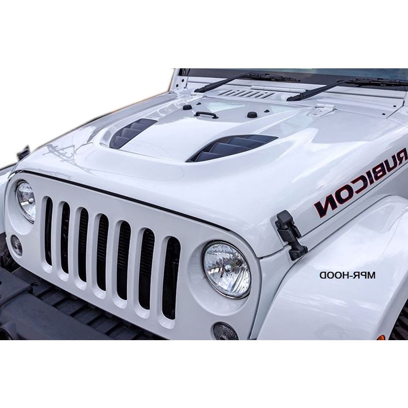 for Jeep Wrangler JK 2007-2018 10th Anniversary vented power dome Steel Hood