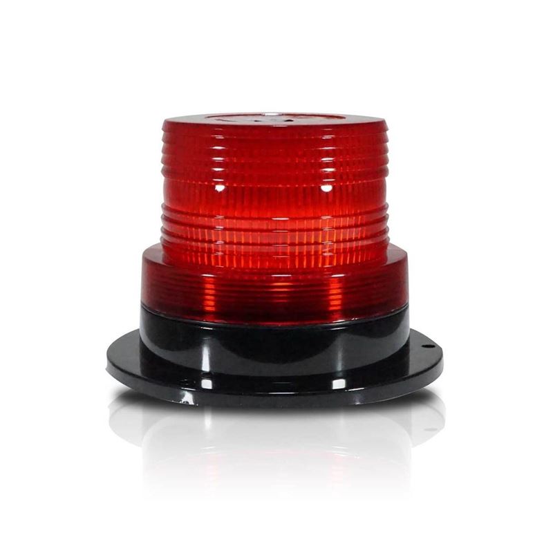 Red LED Emergency Flash Strobe and Rotating Beacon