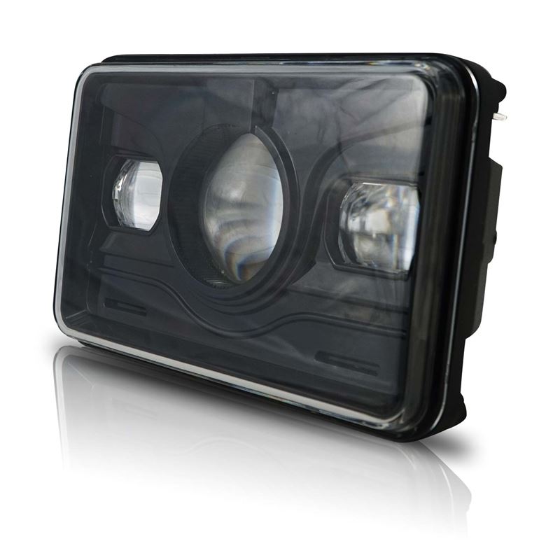 4x6 LED Projector Headlight H4651 H4652 H4656 H4666 H6545 Black (1