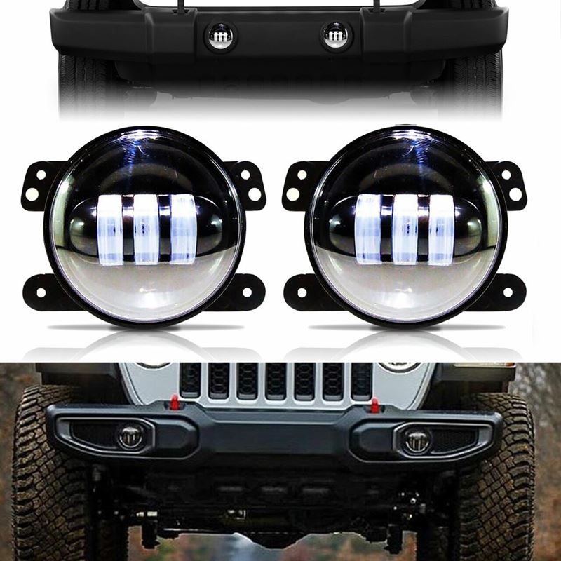 LED Fog Lights for Jeep Wrangler JL Gladiator Rubi